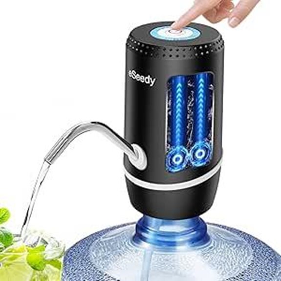 Portable USB Water Pump for 5-Gallon Bottles