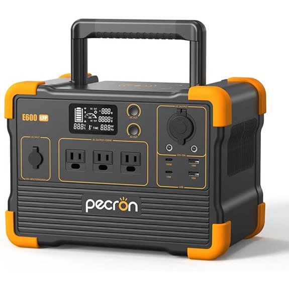 Pecron E600LFP Portable Power Station 614Wh Solar Compatible