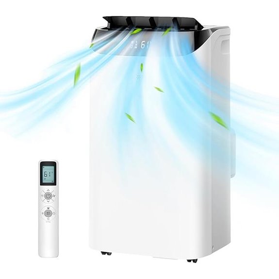 12000 BTU Portable AC with Fan Dehumidifier & Timer