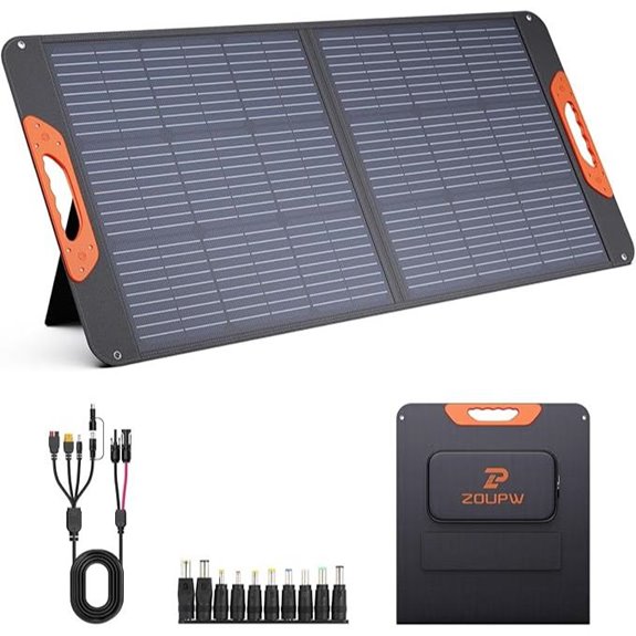 100W Foldable Solar Panel with USB-C for Camping