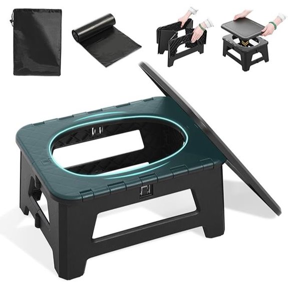 In-car Portable Collapsible Toilet for Camping & Travel