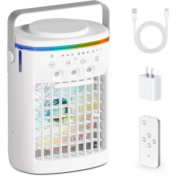 Portable 4-in-1 Air Conditioner with Remote