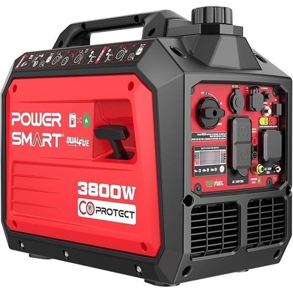 PowerSmart 3800-Watt Dual Fuel Portable Inverter Generator