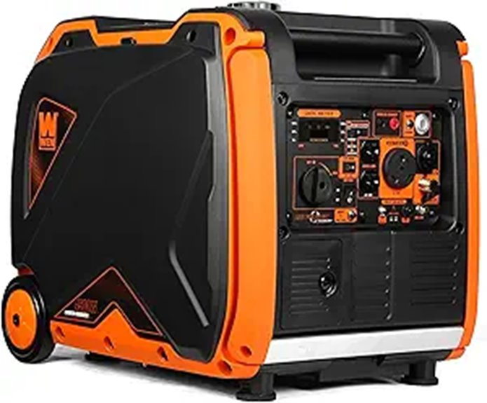 WEN DF452iX Portable Dual Fuel Inverter Generator