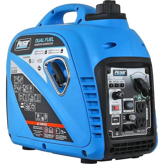Pulsar PG2200BiS 2200W Portable Dual Fuel Generator