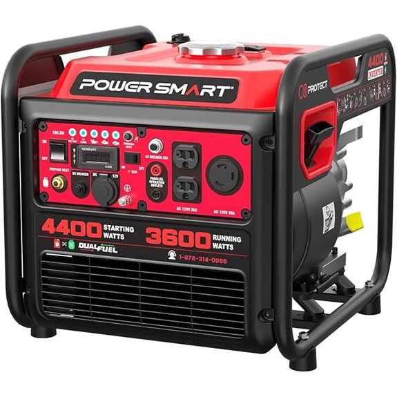 PowerSmart 4400W Dual Fuel Portable Inverter Generator