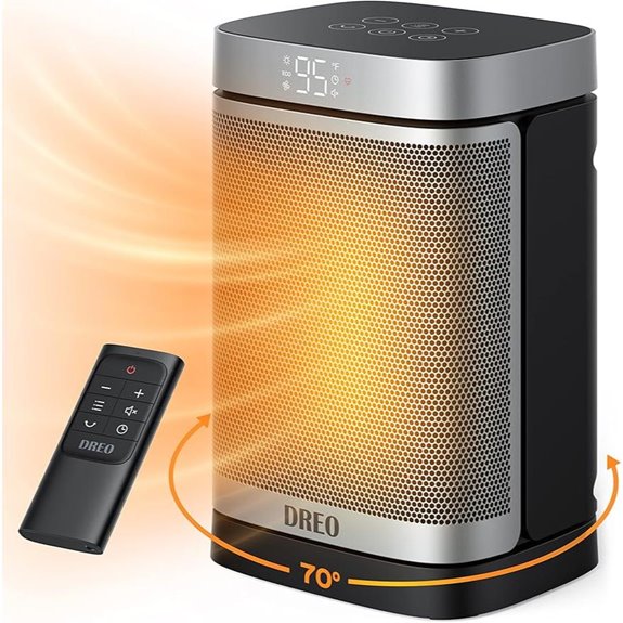 DREO Portable Electric Space Heater with Remote