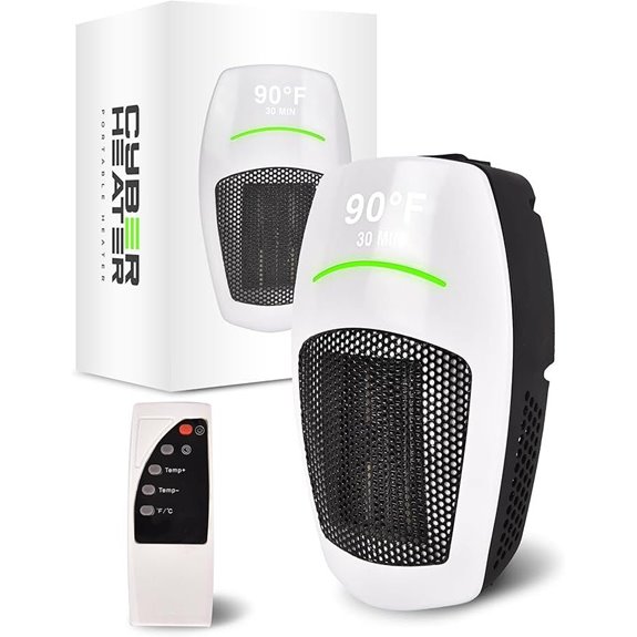 Cyber Heater Portable Space Heater with Remote