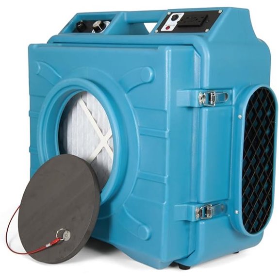 HEPA Air Scrubber with Outlets for Restoration