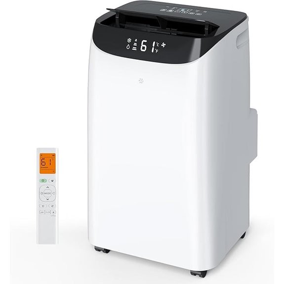 Portable Inverter AC with Remote Dehumidifier & Fan