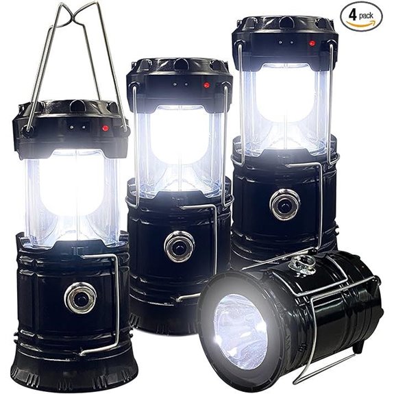 XTAUTO 4-Pack Portable LED Camping Lanterns