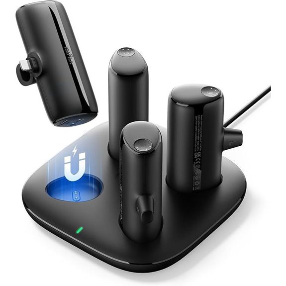 Portable 5000mAh Magnetic iPhone Charger Set (4 pcs)