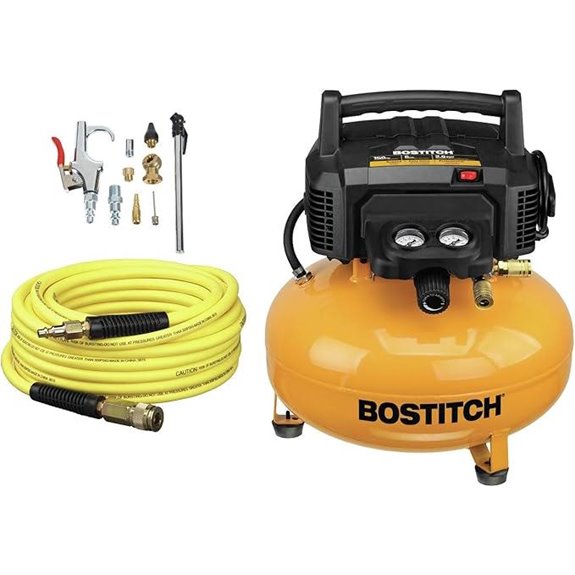 BOSTITCH 6-Gallon Oil-Free Pancake Air Compressor