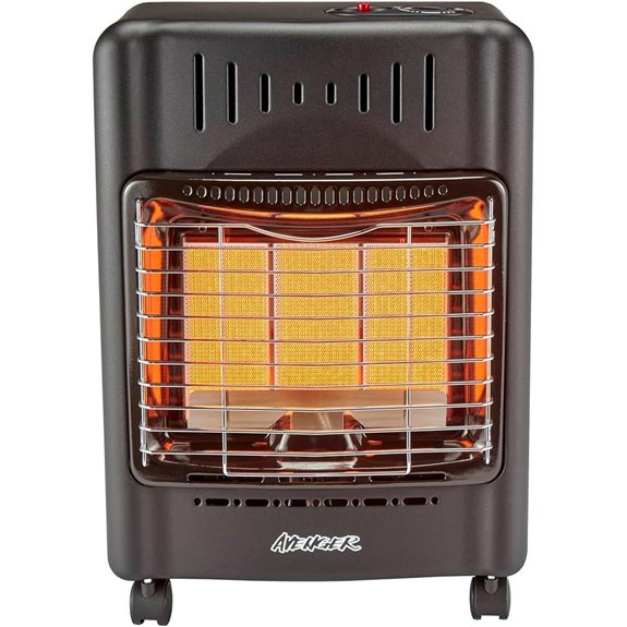 Avenger Portable Outdoor Propane Heater with Safety Shut-Off
