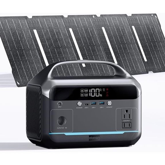 Portable 350W Power Station & 40W Solar Panel Kit