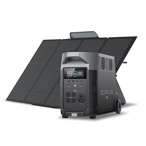 EF ECOFLOW Delta Pro Solar Generator & Panel