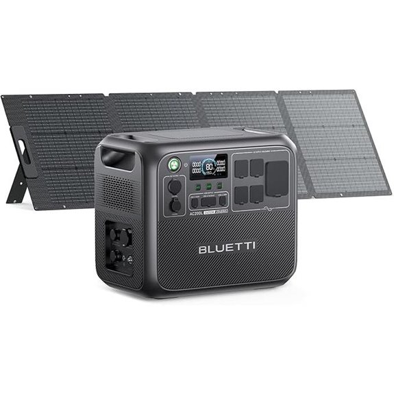 BLUETTI AC200L Solar Generator Kit with 200W Panel