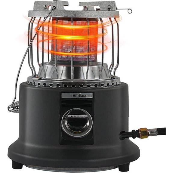 2-in-1 Portable Propane Heater and Stove