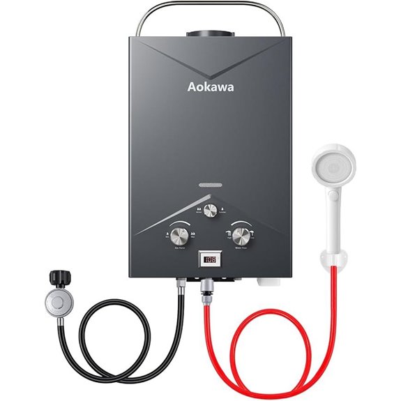 portable propane water heater