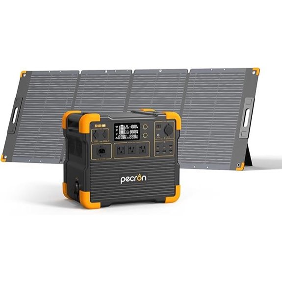Pecron E2400LFP Portable Solar Generator & Panel