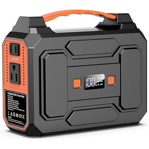 Portable 146Wh Solar Power Bank with AC Outlet