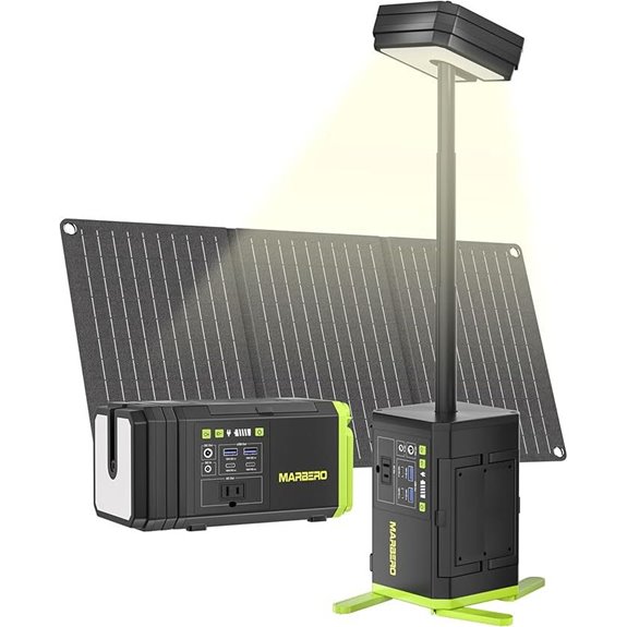 MARBERO 118Wh Solar Generator with Camping Lights