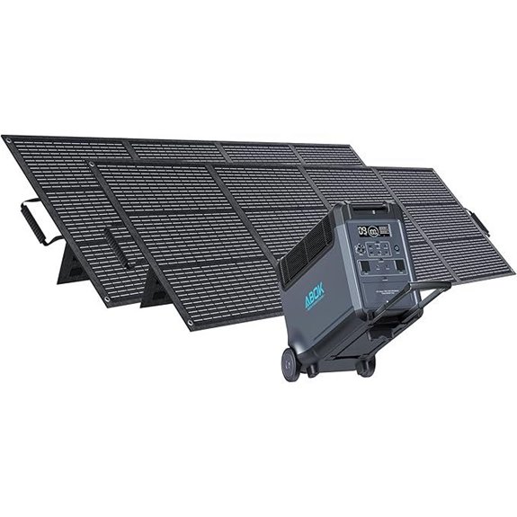 ABOK Ark3600 Solar Generator Kit with 2 Panels