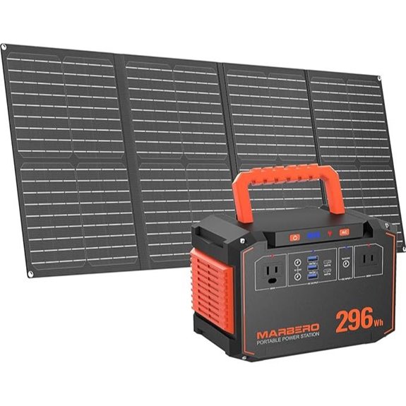 MARBERO 296Wh Solar Generator with Panel Set