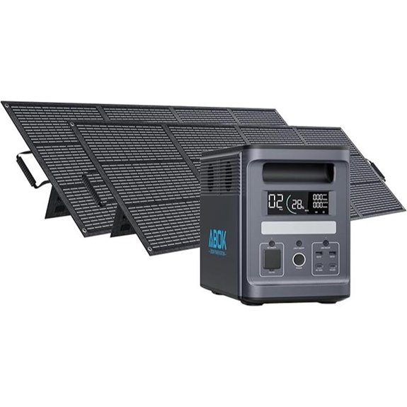 ABOK Ark2000 Solar Generator Kit with 2 Panels