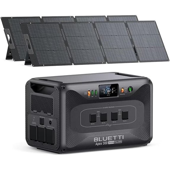 BLUETTI Apex 300 Solar Generator with Panels