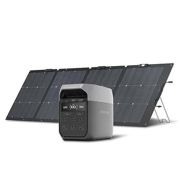 EF ECOFLOW Delta 3 Solar Generator with 220W Panel
