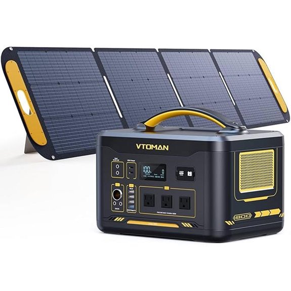 VTOMAN Jump 1800 Portable Power Station with Solar