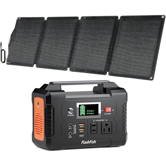 Flashfish 200W Portable Solar Power Station with Panel