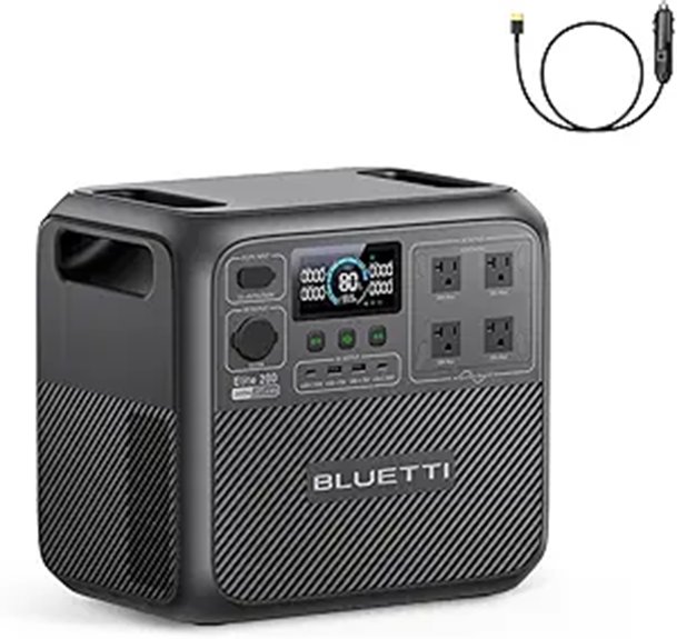 BLUETTI Elite 200 V2 Portable Solar Power Station