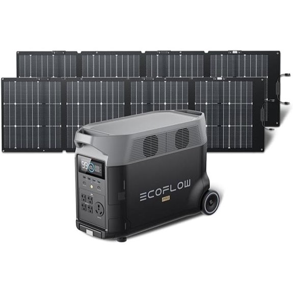 EF ECOFLOW Delta Pro Solar Generator with Panels
