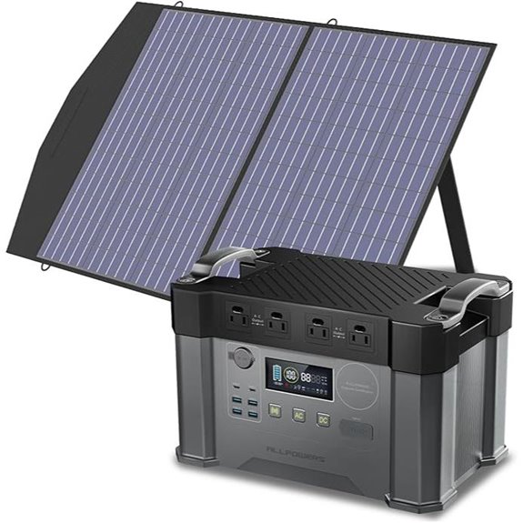 ALLPOWERS S2000 Pro Solar Generator with Panel