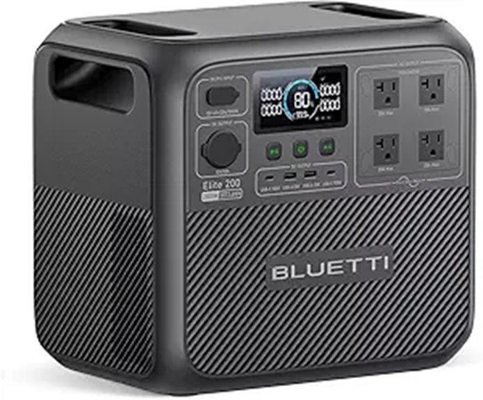 BLUETTI Elite 200 V2 Portable Solar Power Station