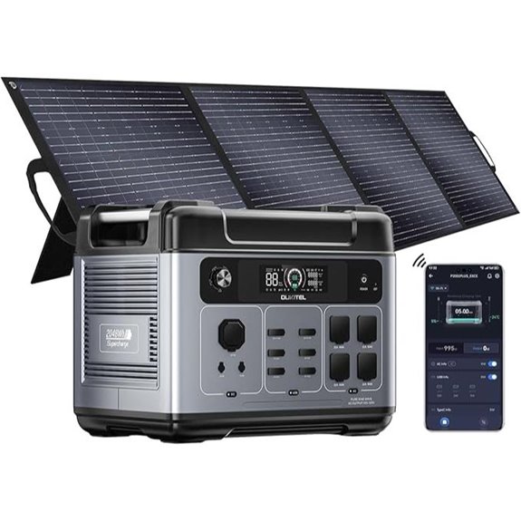 OUKITEL P2001 Plus Solar Generator with Panel