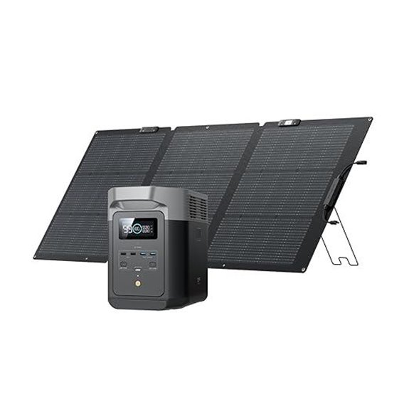 EF ECOFLOW Delta 2 Solar Generator with 160W Panel