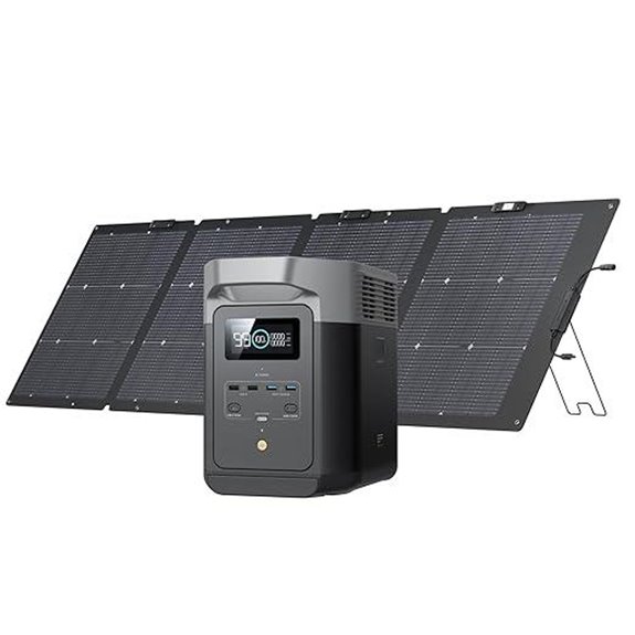 EF ECOFLOW Delta 2 Solar Generator with 220W Panel