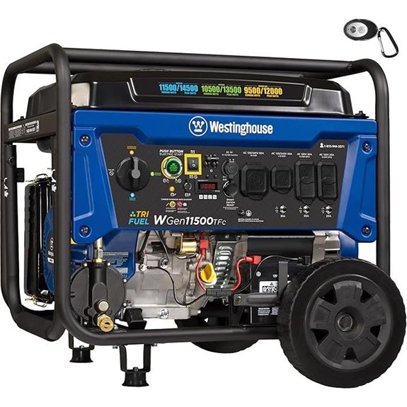 Westinghouse Tri-Fuel Portable Generator with Electric Start