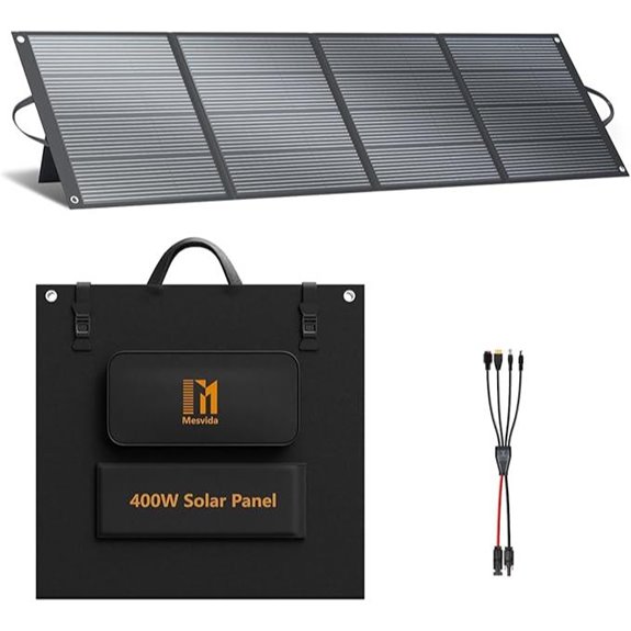 400W Portable Folding Waterproof Solar Panel for Power Backup