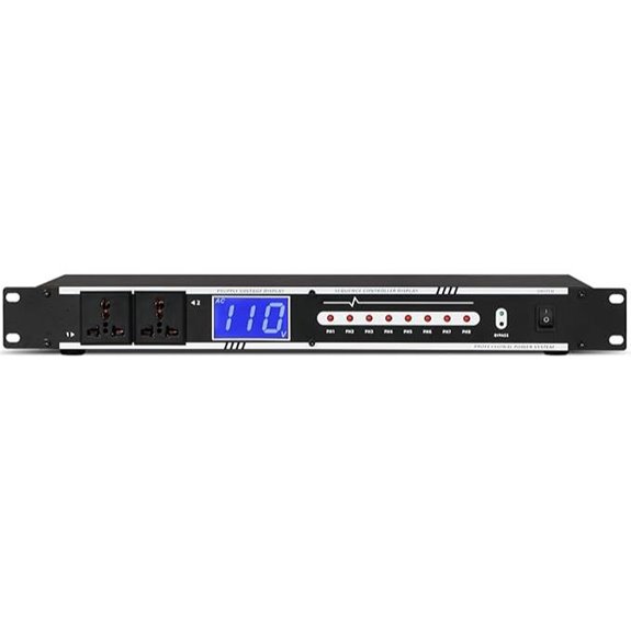 Depusheng 10 Outlet Power Conditioner with Voltage Display