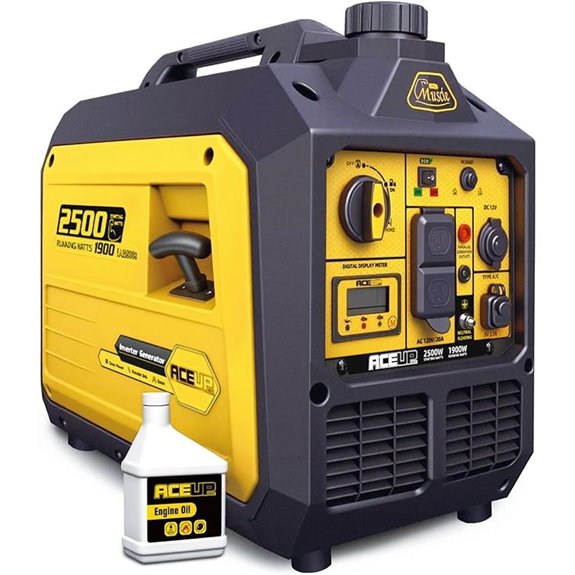 Aceup 2500W Gas Inverter Generator for Home & Camping