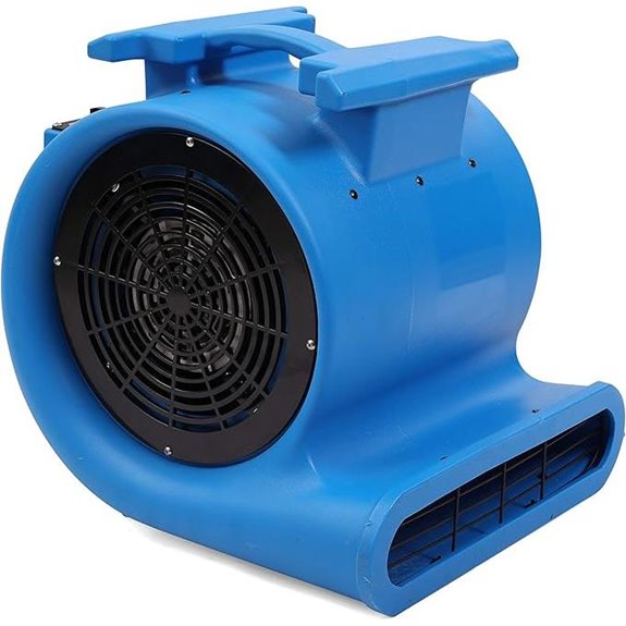 MOUNTO 3-Speed 1HP Floor Blower Carpet Dryer