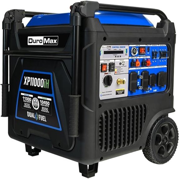 DuroMax XP11000iH Dual Fuel Portable Generator