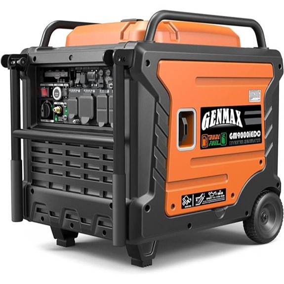 GENMAX 9000W Portable Dual Fuel Generator