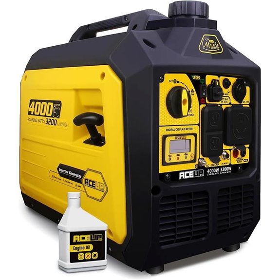 Aceup 4000W Portable Gas Generator for Home & RV