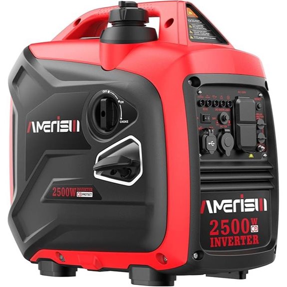 2500-Watt Inverter Generator with Quiet Operation