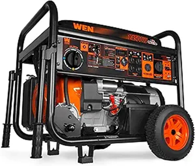 WEN 14,500-Watt Tri-Fuel Generator with Electric Start